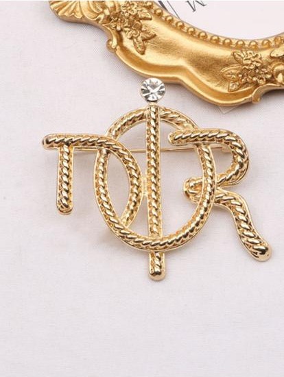 Luxury Dior Brooch